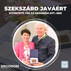 Szekszárd Javáért kitüntető cím az ERGONOM Kft.-nek