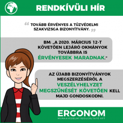 Tovább érvényes a tűzvédelmi szakvizsga bizonyítvány_frissített tartalom
